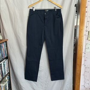 Lee Dark Blue Straight-Leg Pants